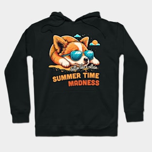 Chillin like a Corgi villain Hoodie